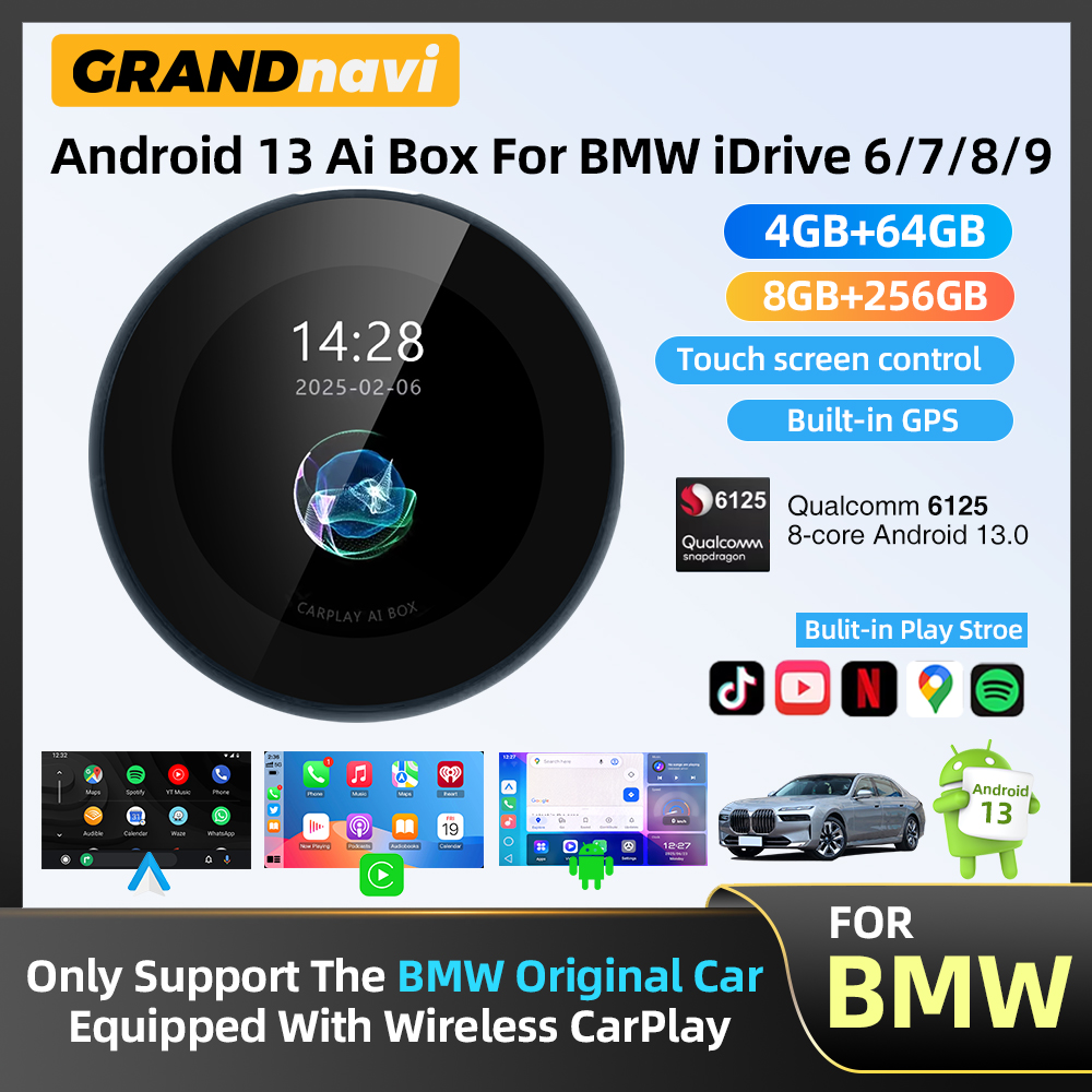 Photography Youtube - BMW 차량용 QCM6125 안드로이드 13 AI