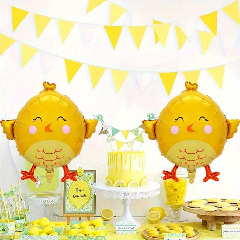 Photography Yellow - 2pcs 22인치 노란색 해피 병아리 모양의