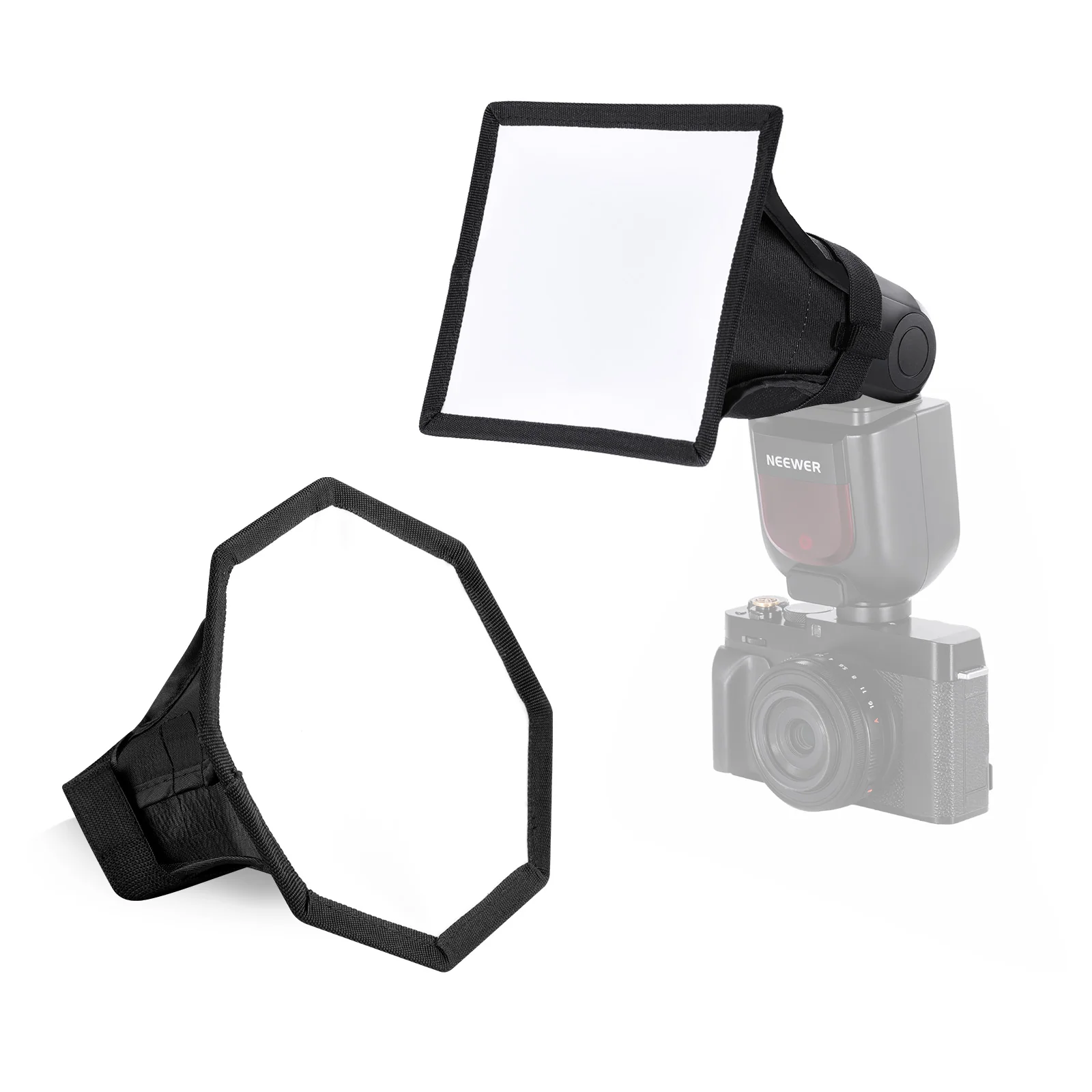 Speedlite Flash External - NEEWER NS5P 업그레이드형 접이식 플래시 소프트박스