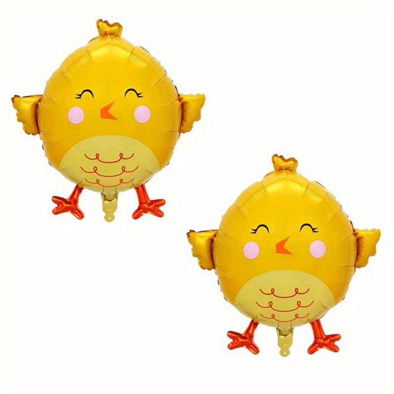 2pcs 22인치 노란색 해피 병아리 모양의 풍선 생일 - Photography Yellow 리뷰 및 가격