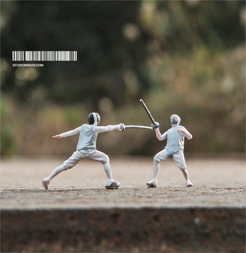 송진 3D 프린트 1/64 펜싱 대회 모형 디오라마 피 - Photography Competition 리뷰 및 가격