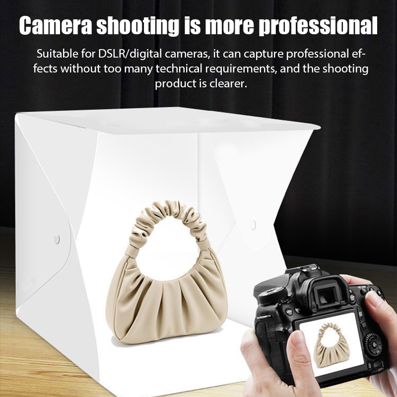 접이식 사진 스튜디오 부스 소프트박스 소형 LED 조명 - Photography Website 리뷰 및 가격