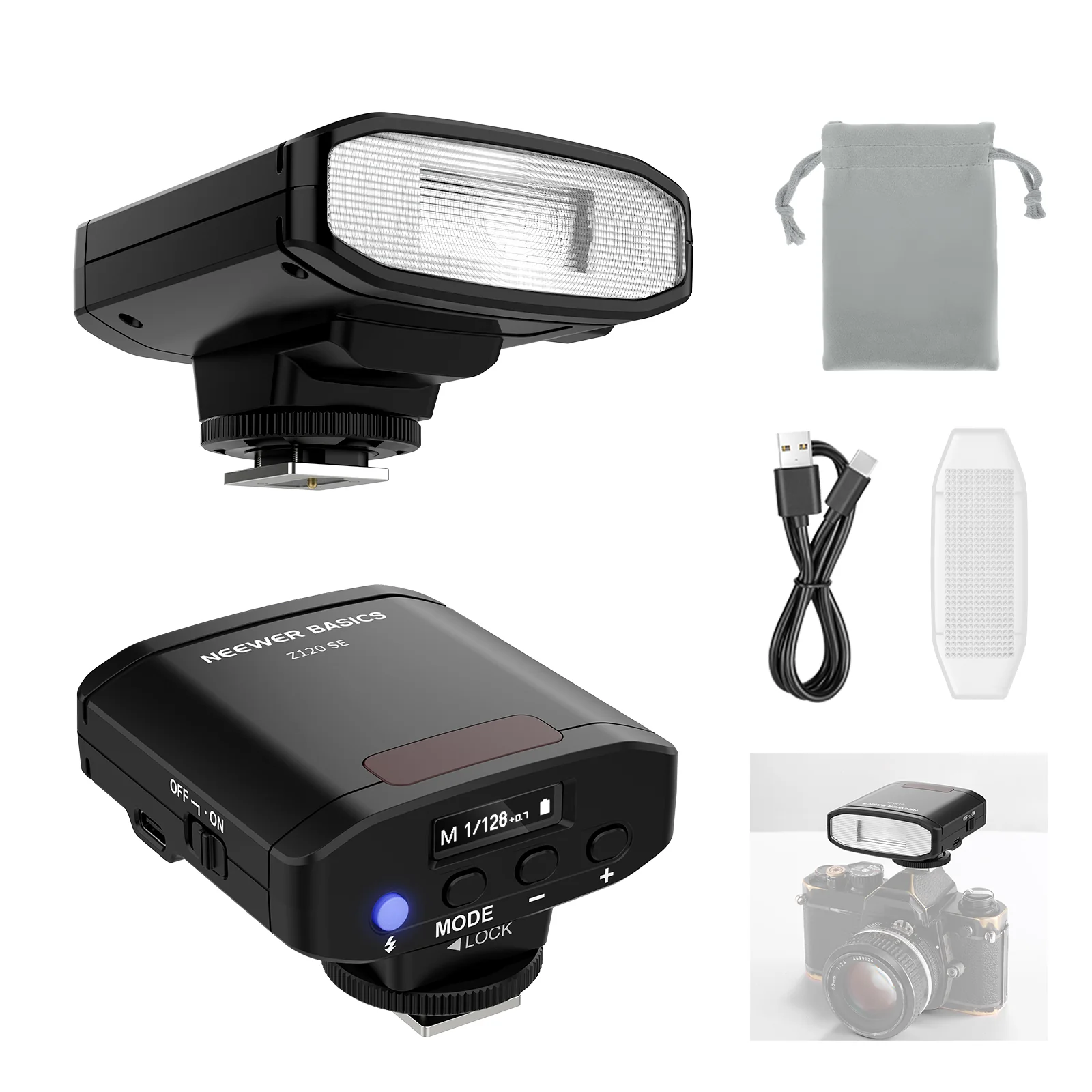NEEWER BASICS Z120 SE 5600K 미니 - Speedlite Flash External 리뷰 및 가격