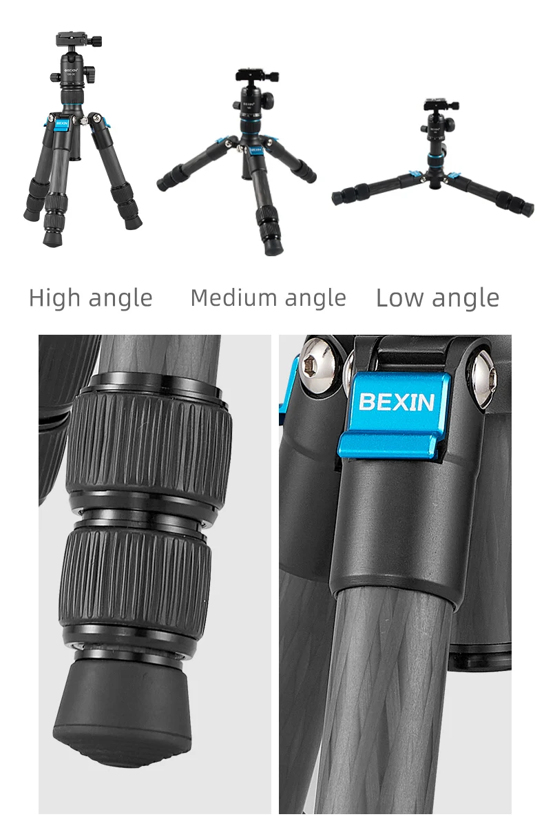 미니 탄소 섬유 삼각대 DSLR 카메라 폰용 핸들 볼  - Camera Tripod Carbon 리뷰 및 가격
