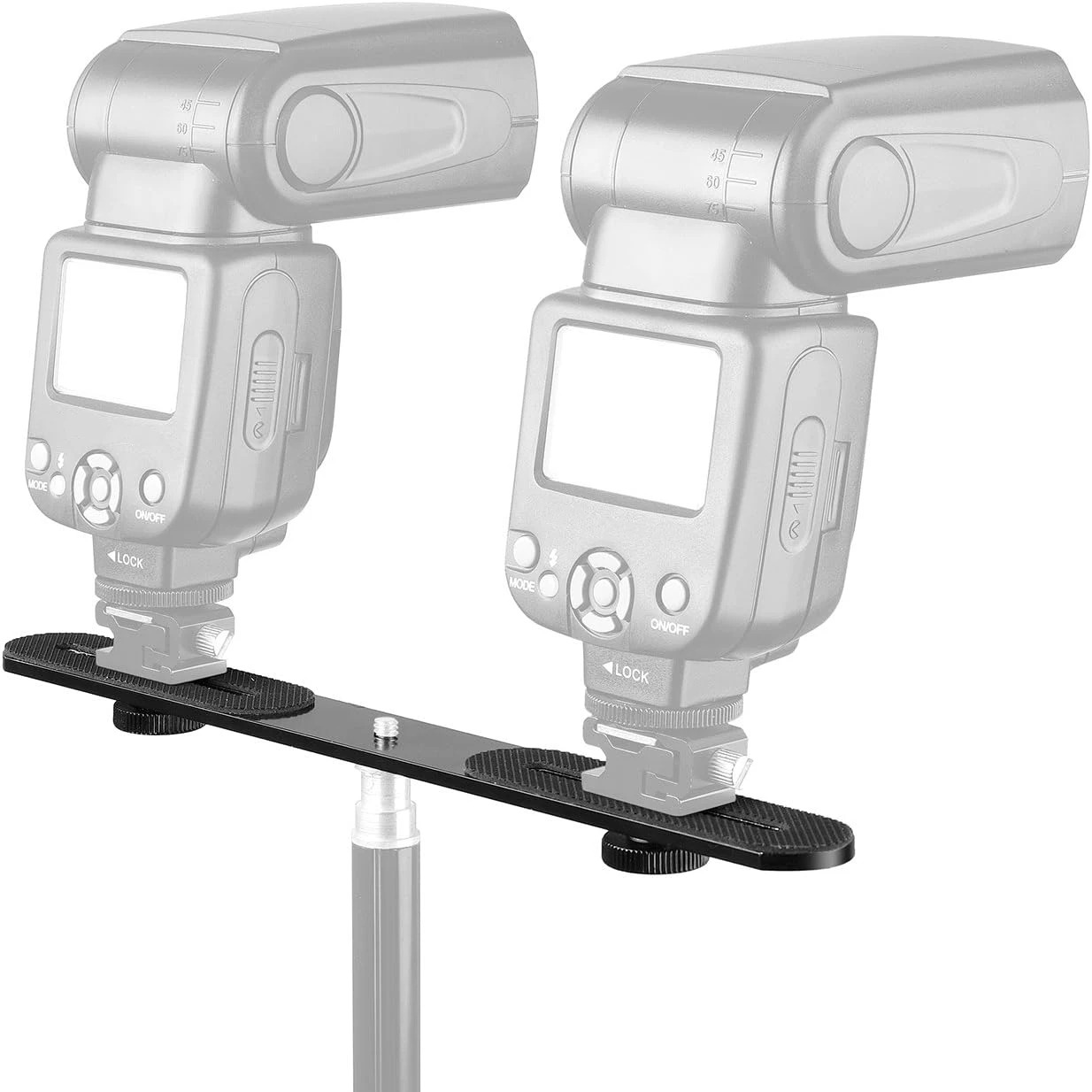 알루미늄 합금 듀얼 핫슈 플래시 브래킷, 카메라 플래시 - Hot Shoe Adapter 리뷰 및 가격