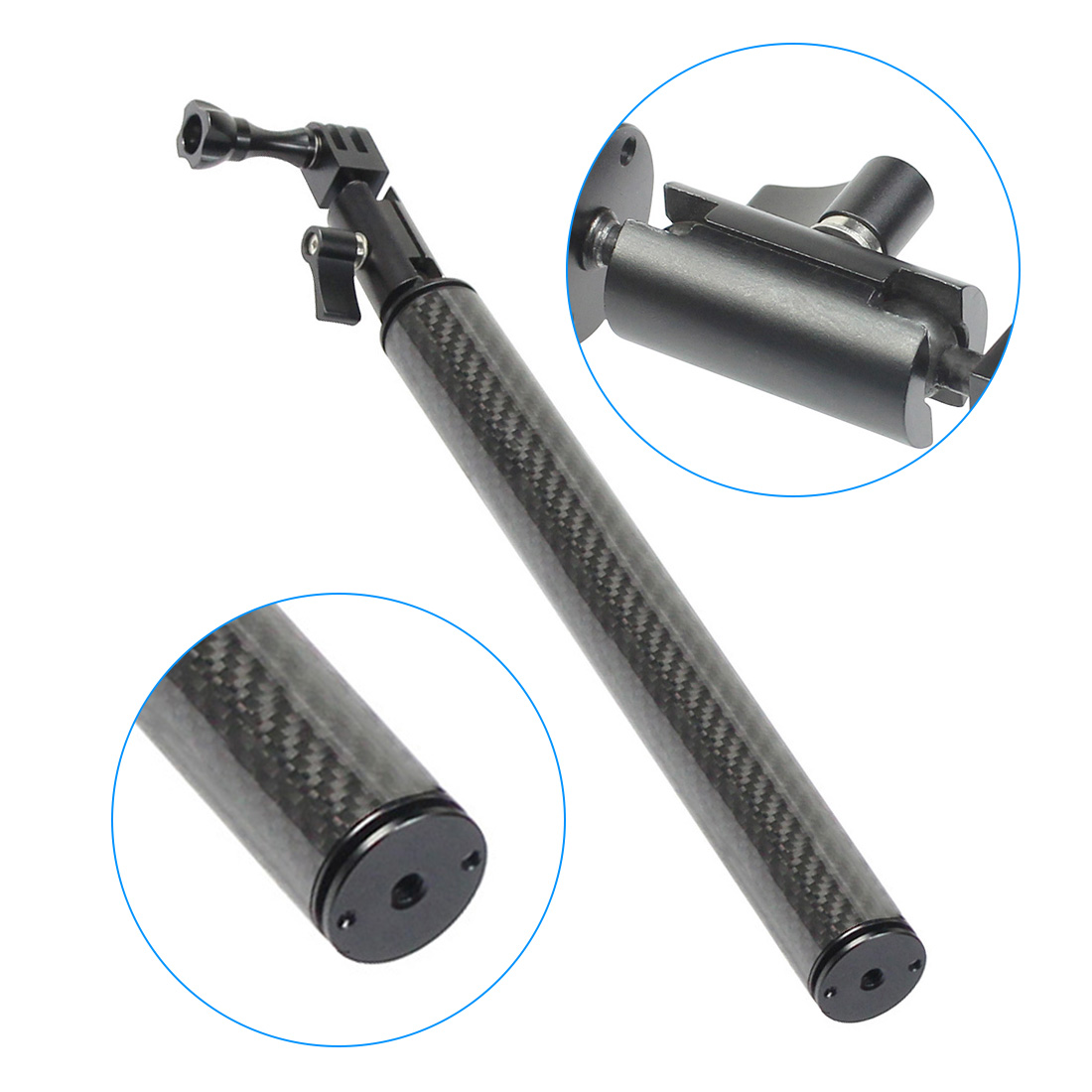 탄소 섬유 셀카봉 조정 가능한 핸들 매직 암 익스텐션, - Camera Tripod Carbon 리뷰 및 가격