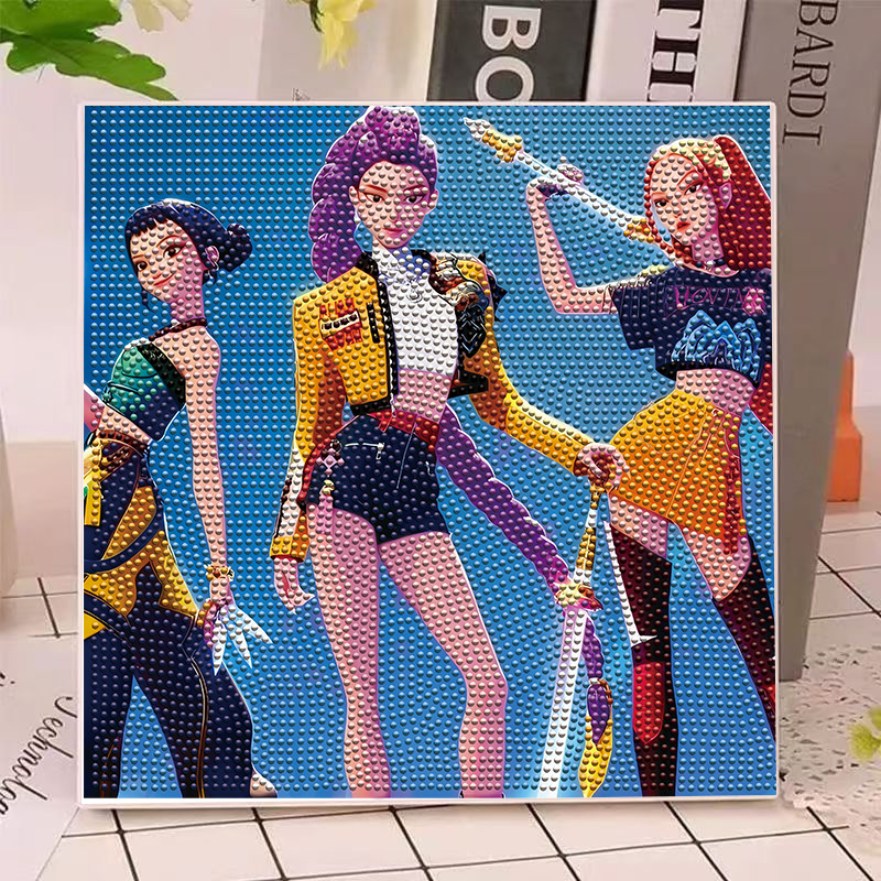애니메이션 헌터즈 걸스 루미 밀라 조이 다이아몬드 페인 - Photography Interior 리뷰 및 가격