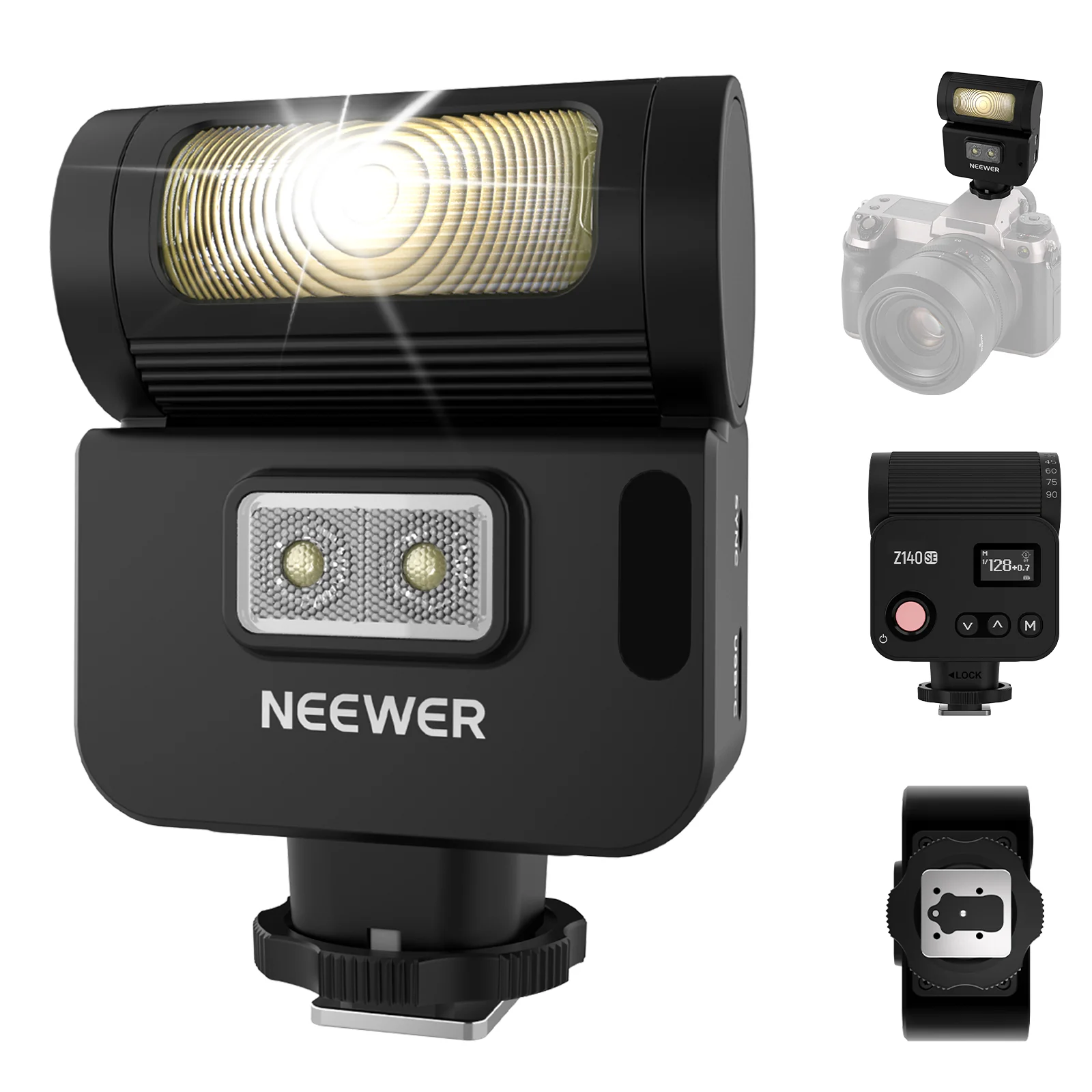NEEWER Z140SE 컴팩트 미니 휴대용 온카메라  - Speedlite Flash External 리뷰 및 가격