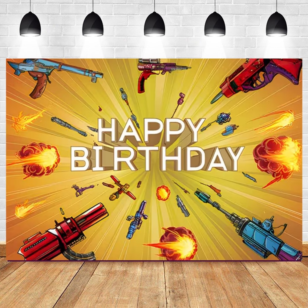 Nerf Gun 테마 생일 파티 장식 배경 다트 대회  - Photography Competition 리뷰 및 가격